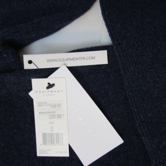 CASHMERE Sweater Dress Willy Heather Denim Blue Cuddly - Picture 8 of 11